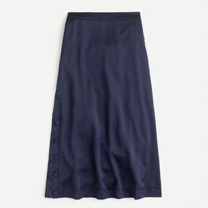 J. Crew Drapey Midi Skirt